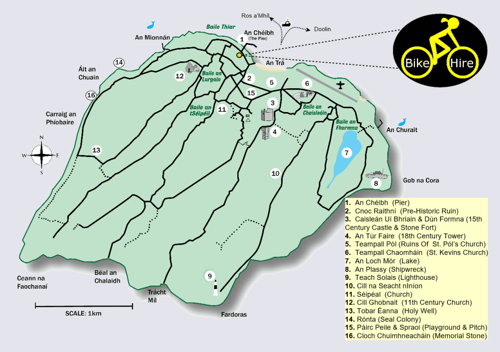 A picture of the brochure map